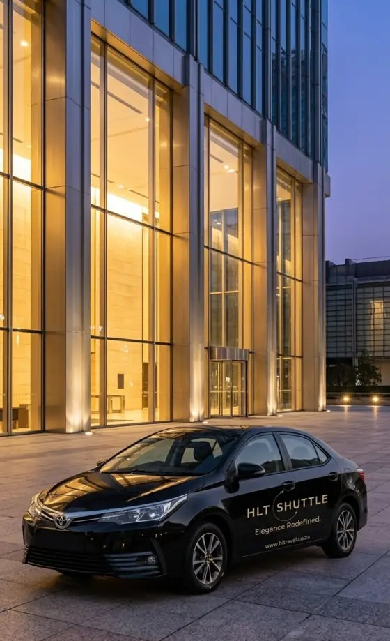 Toyota Corolla Quest in HLT Shuttle livery